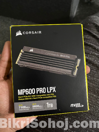 Corsair MP600 PRO LPX 1TB PCIe Gen4 NVMe SSD WITH HEATSINK